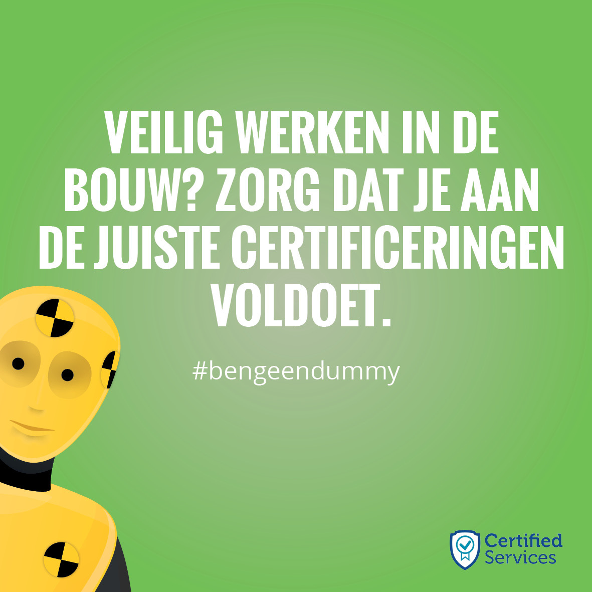 Certificeringen in de bouw - dummy post